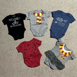 Harry Potter onesies 0-3 months